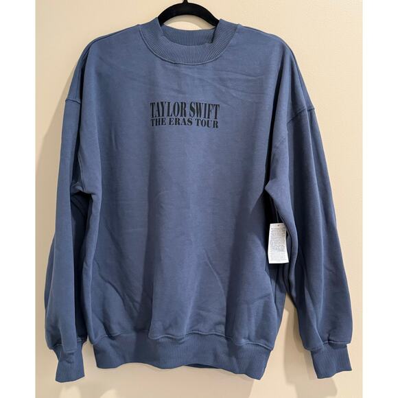 Taylor Swift Tops - Taylor Swift Eras Tour Blue Crewneck Sweatshirt International XS NWT